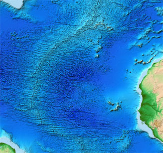 map of mid-atlantic ridge